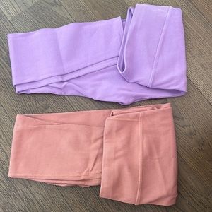 PACT Pink & Purple Leggings set
